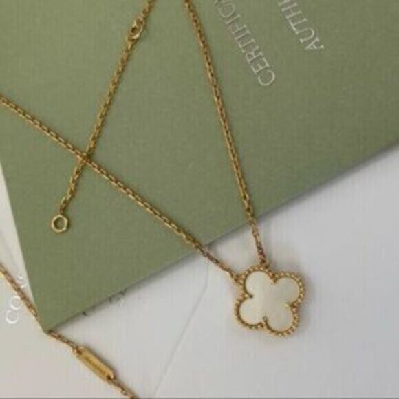 Van Cleef & Arpels 18K White Necklace - Picture 6 of 7